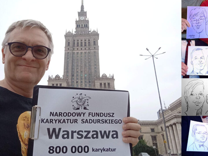 Karykaturzysta w Warszawie. Unikalna sztuka na event