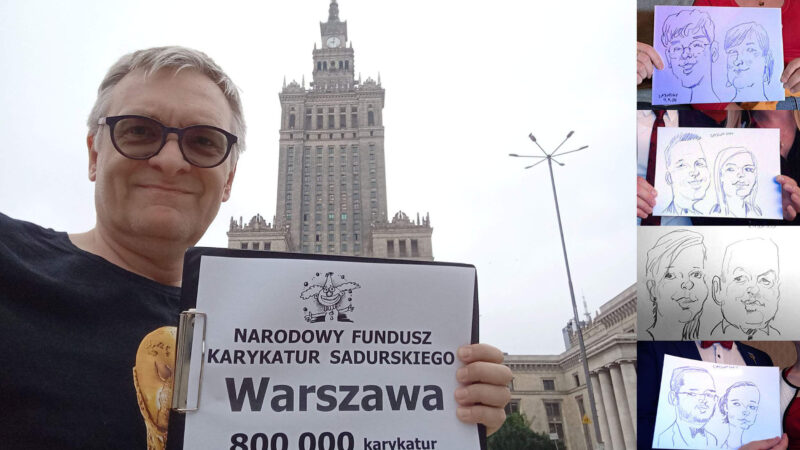 Karykaturzysta w Warszawie. Unikalna sztuka na event
