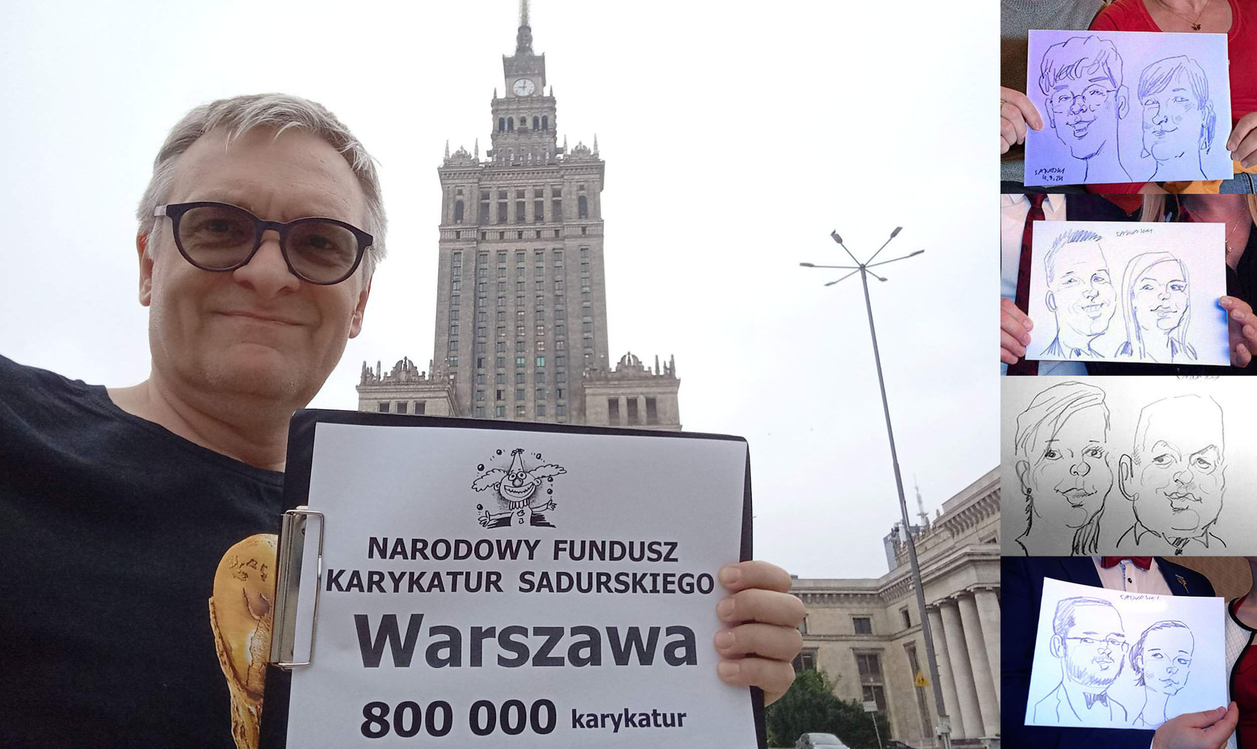 Karykaturzysta w Warszawie. Unikalna sztuka na event