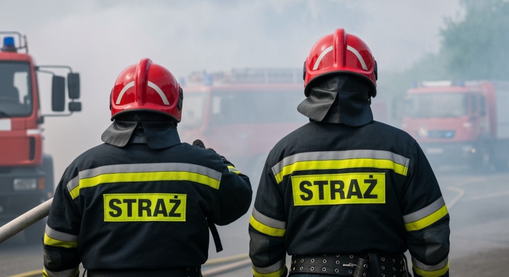 Pożar dostawczaka na S8: Korki i utrudnienia w Warszawie!