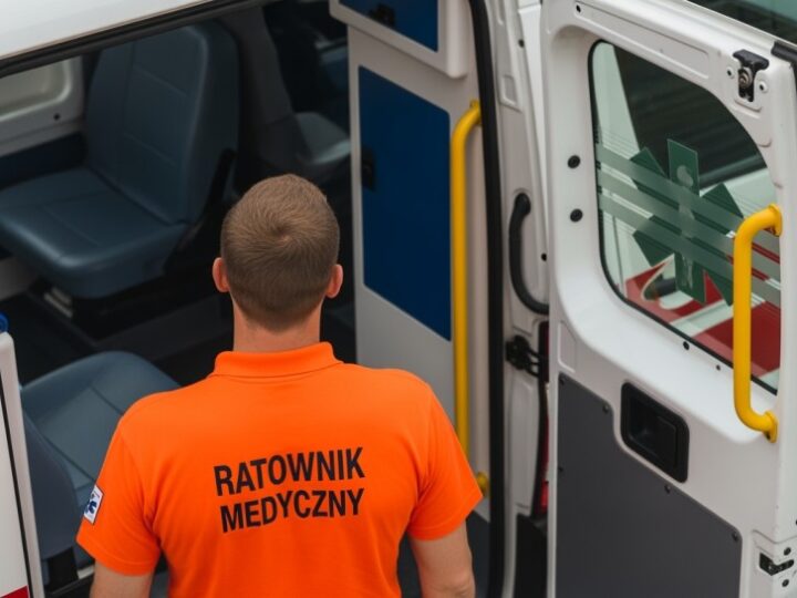 Groźny wypadek w Gajówce: Śmigłowiec ratunkowy ratuje poszkodowanych po zderzeniu z drzewem