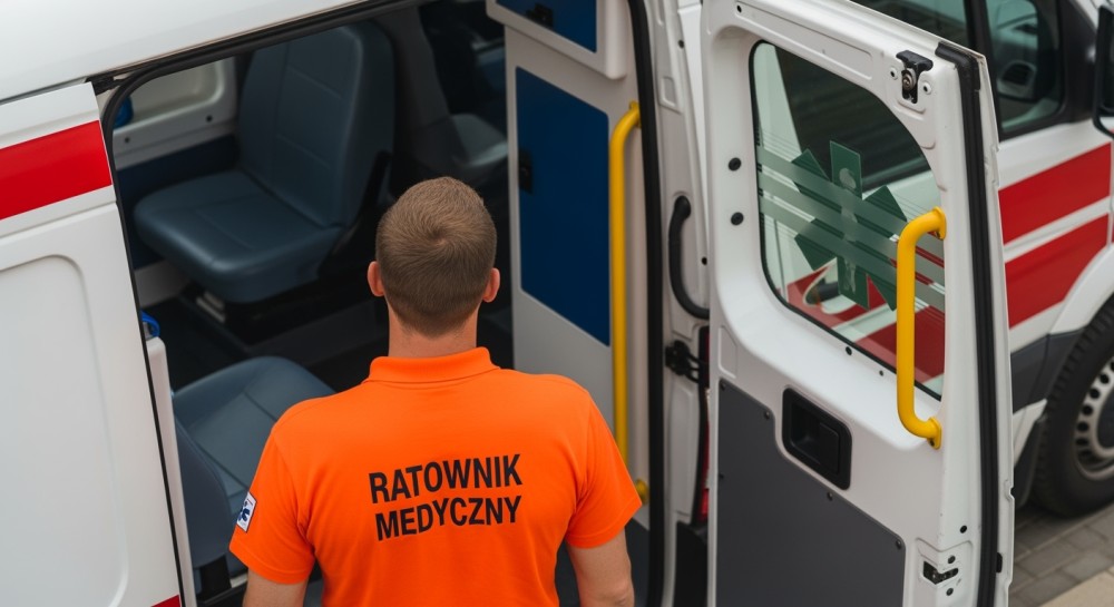 Groźny wypadek w Gajówce: Śmigłowiec ratunkowy ratuje poszkodowanych po zderzeniu z drzewem