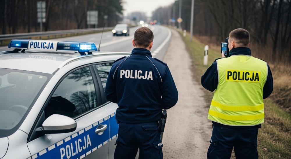 Porsche w rowie: Brawurowa popisówka kierowcy kończy się mandatem i strachem