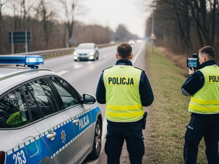 Poranny nalot policji: 1300 kierowców pod kontrolą w Nowym Dworze