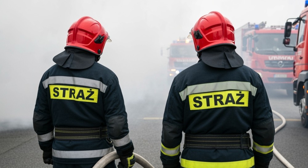 36-latek zatrzymany za podpalenie kontenerów przy ul. Bakalarskiej