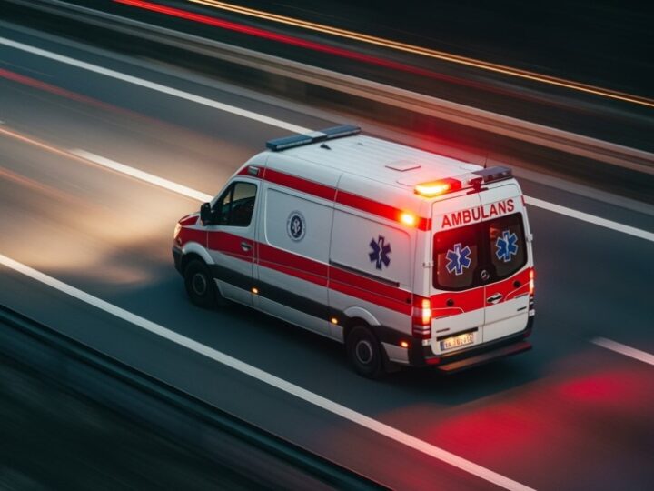 Heroiczna akcja policji: Mężczyzna uratowany z płonącego domu