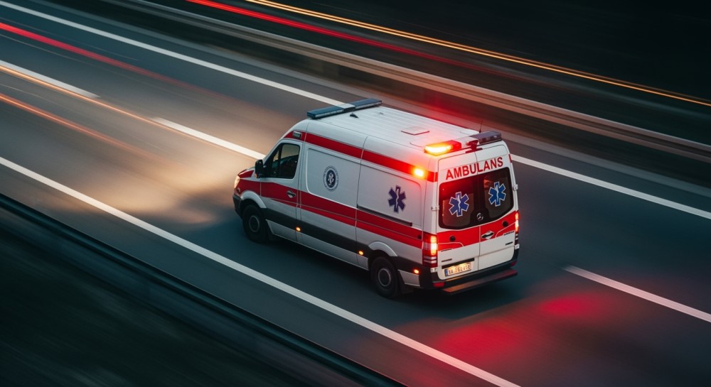 Heroiczna akcja policji: Mężczyzna uratowany z płonącego domu
