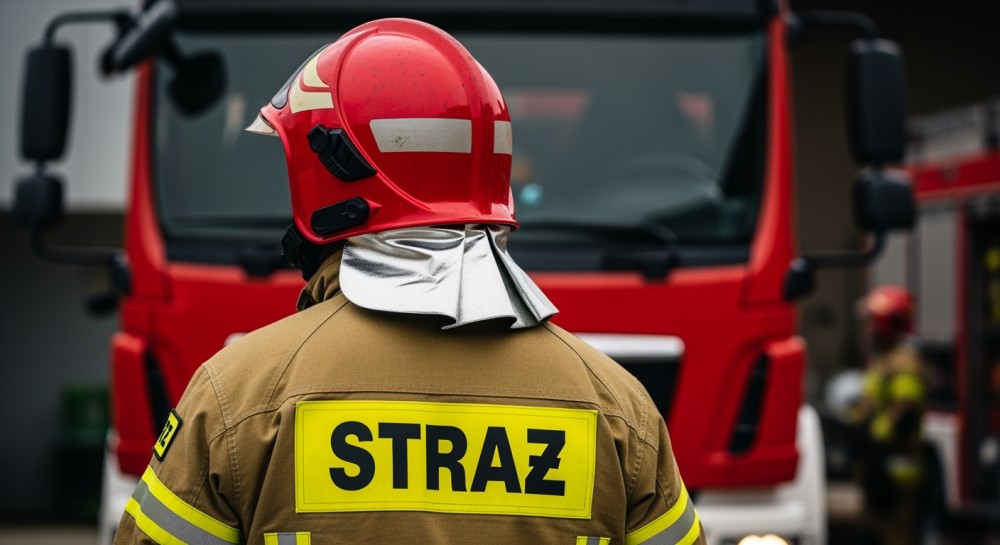 Błyskawiczna akcja strażników miejskich ratuje Bielany przed pożarem