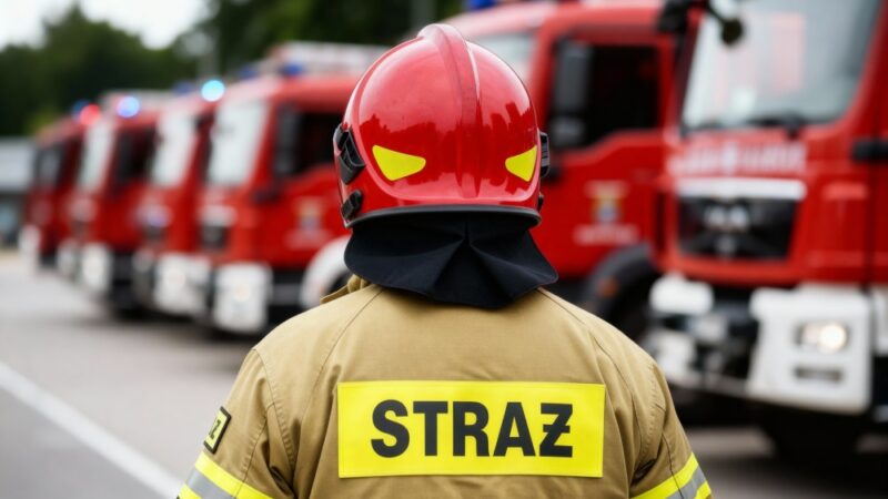 Nowy lider w warszawskiej straży pożarnej: bryg. Jakub Okólski na czołowej pozycji