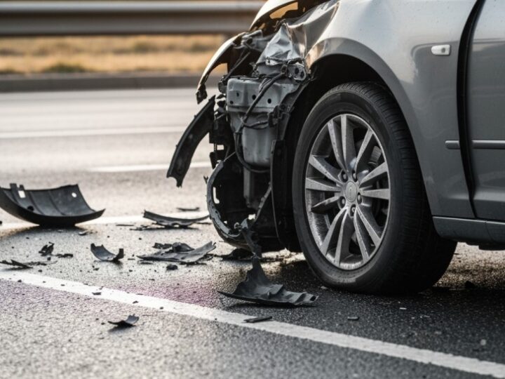 Motocyklista w ciężkim stanie po groźnym wypadku w sercu miasta