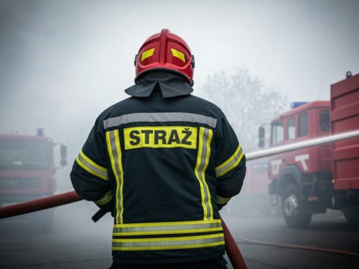 Pożar elewacji w Białołęce: strażacy w akcji ratunkowej!
