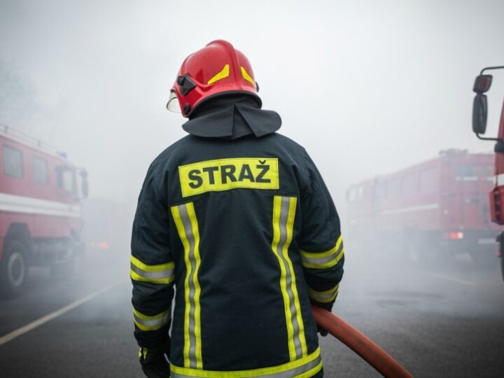 Pożar w Szeligach: dramatyczna noc dla mieszkańców i strażaków