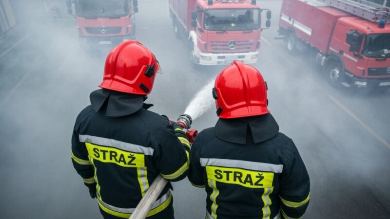 Bohaterowie w akcji: Policjantki i ratownik medyczny ratują rodzinę z płonącego domu