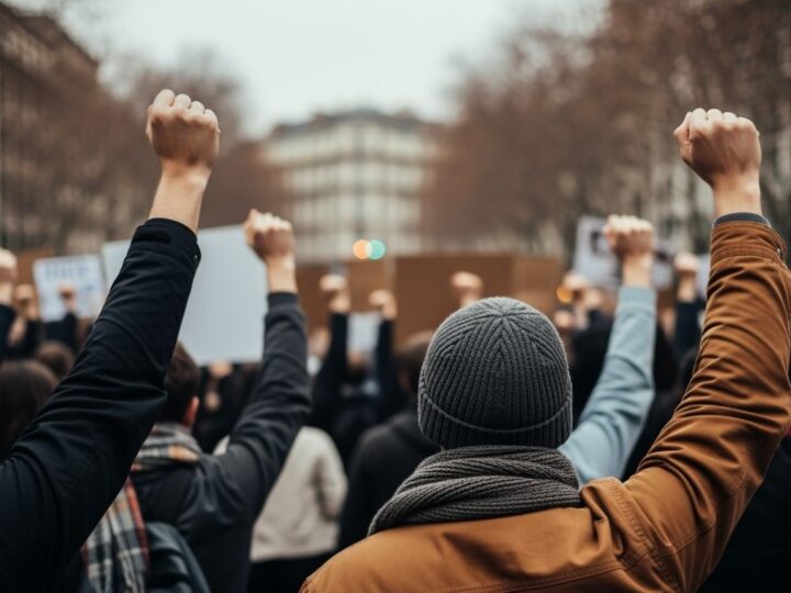 Utrudnienia w ruchu na Miodowej z powodu manifestacji