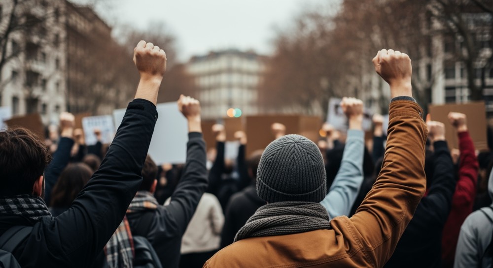 Utrudnienia w ruchu na Miodowej z powodu manifestacji