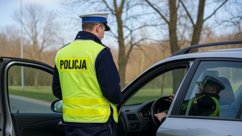 Kierowca bez uprawnień i z narkotykami w ręku – policyjna interwencja kończy się aresztem