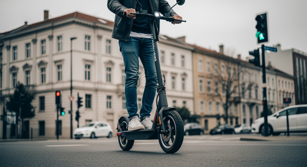 Mandat za jazdę na hulajnodze: Przez promile i pasażera do kłopotów!