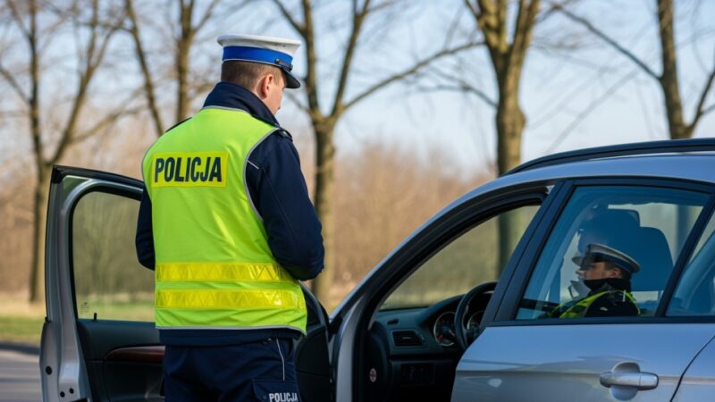 Kierowca z Mokotowa ukarany za nielegalne zasłanianie tablic rejestracyjnych