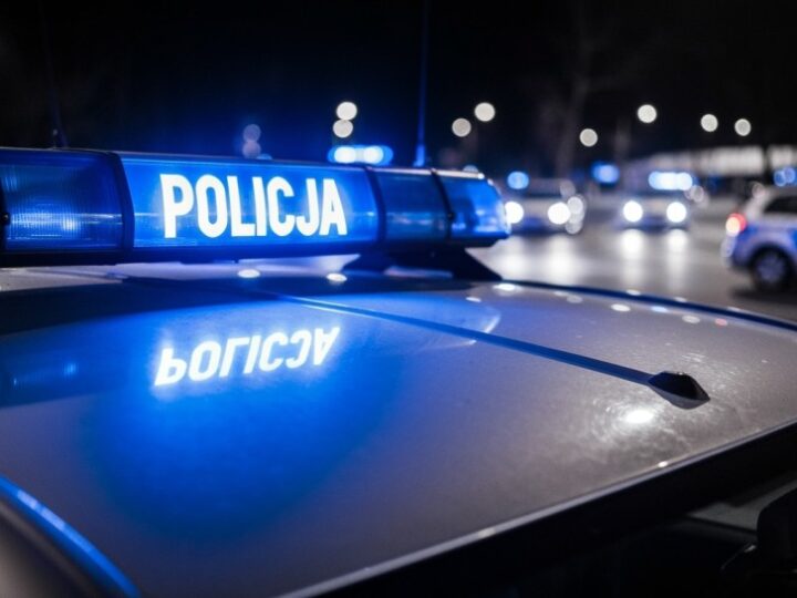 Pijany kierowca w rowie: szczęście w nieszczęściu w Raszynie