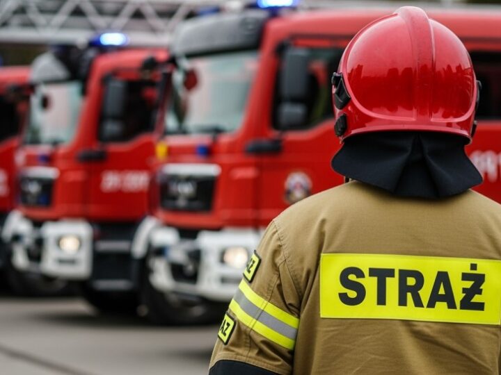 Pożar dostawczaka w Regułach: dramatyczna akcja strażaków na Alejach Jerozolimskich