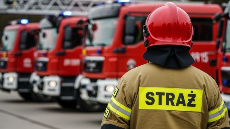 Pożar dostawczaka w Regułach: dramatyczna akcja strażaków na Alejach Jerozolimskich