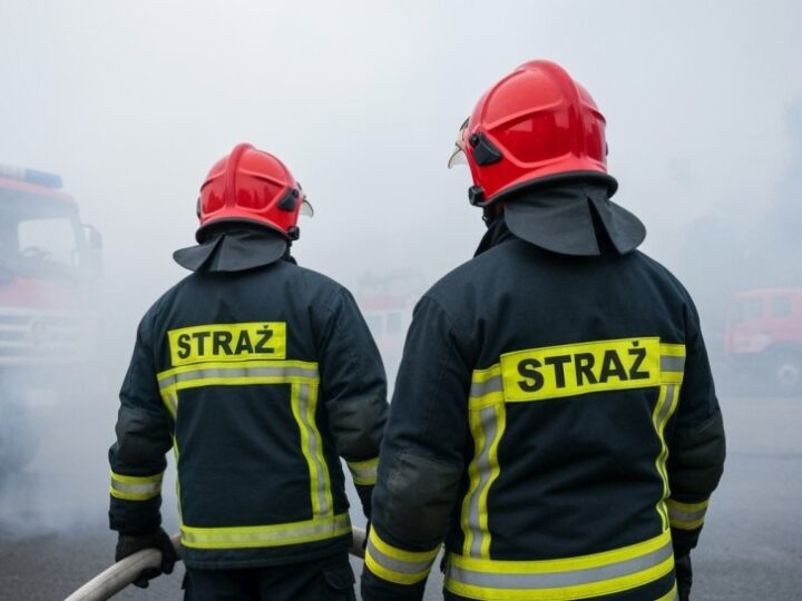 Groźny pożar auta z butlą gazową: Mieszkańcy w niebezpieczeństwie!