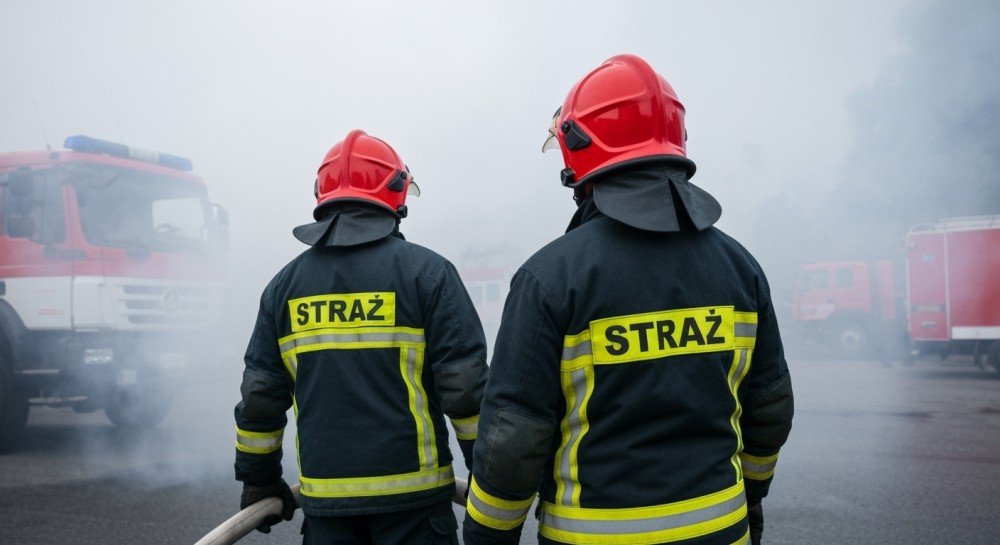 Groźny pożar auta z butlą gazową: Mieszkańcy w niebezpieczeństwie!