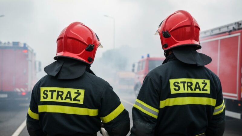 Groźny pożar na Żeraniu: ewakuacja w ostatniej chwili i błyskawiczna akcja strażaków