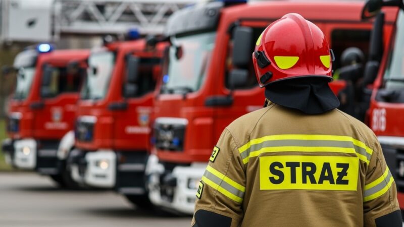 Ratownicy w akcji: Ćwiczenia strażaków i policji w walce z pożarami leśnymi