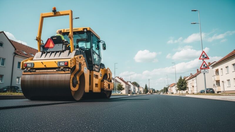 Utrudnienia na Ząbkowskiej: Remont nawierzchni wstrzymuje ruch!