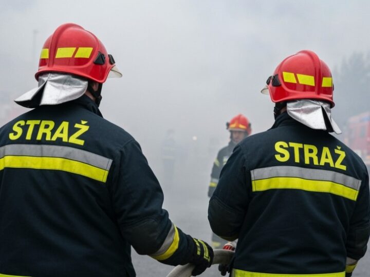 Płonący autobus w Warszawie: szybka ewakuacja pasażerów ratuje życie