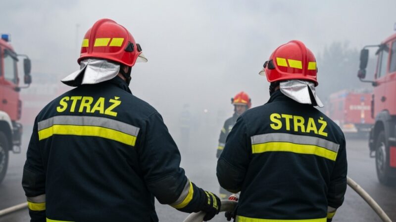 Płonący autobus w Warszawie: szybka ewakuacja pasażerów ratuje życie