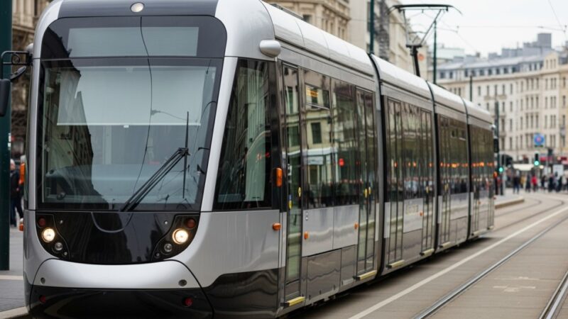 Tramwaje znów kursują na pętli Metro Młociny po remoncie zwrotnic