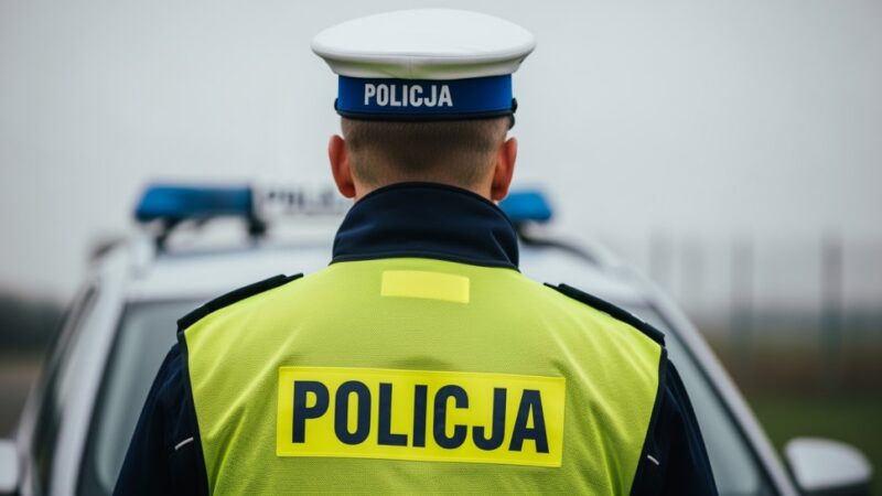 Ulica Leśna w Łoziskach: 20-latek stracił prawo jazdy za prędkość 73 km/h ponad limit