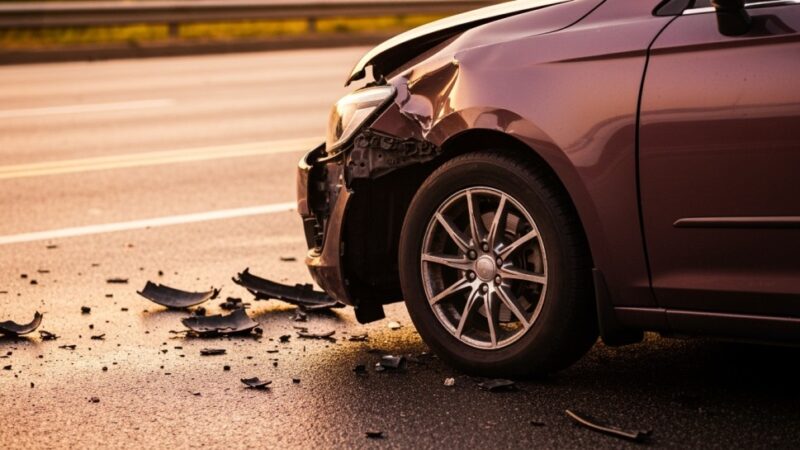 Tajemnicze znalezisko w rozbitym Mercedesie na Pradze-Południe
