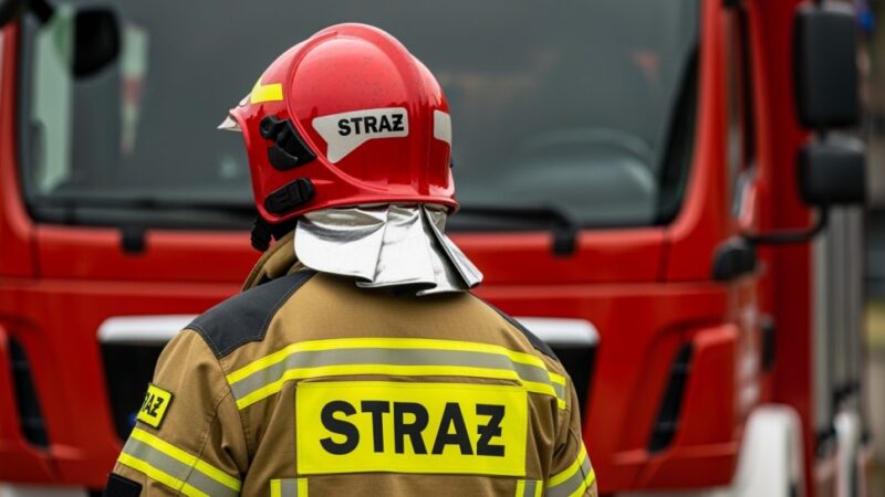 Pożar na Targówku: ogromne straty w warsztacie samochodowym