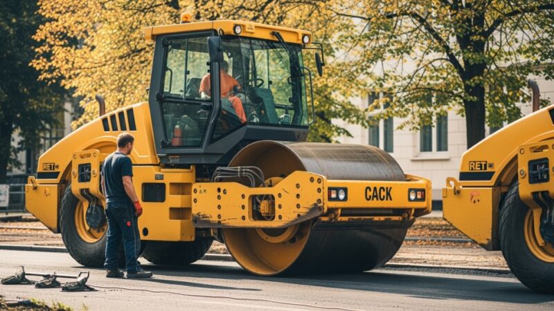 Nowy asfalt na ulicach Bielan: Antyczna i Frygijska w remoncie