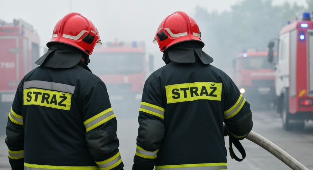 Strażnicy miejscy w akcji: Szybka reakcja na pożar w Natolinie