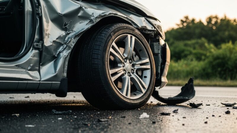 wypadek na rondzie zesłańców syberyjskich paraliżuje ruch drogowy