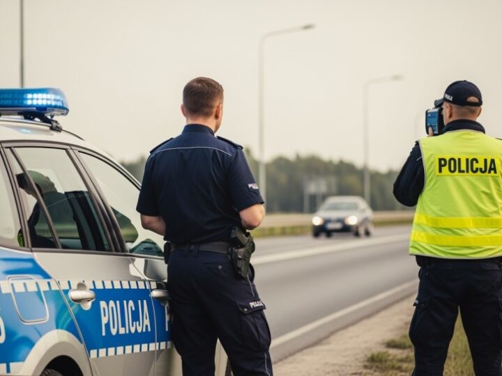 Szaleńcza jazda z prędkością 92 km/h: Młody kierowca w rękach policji po niebezpiecznym pościgu