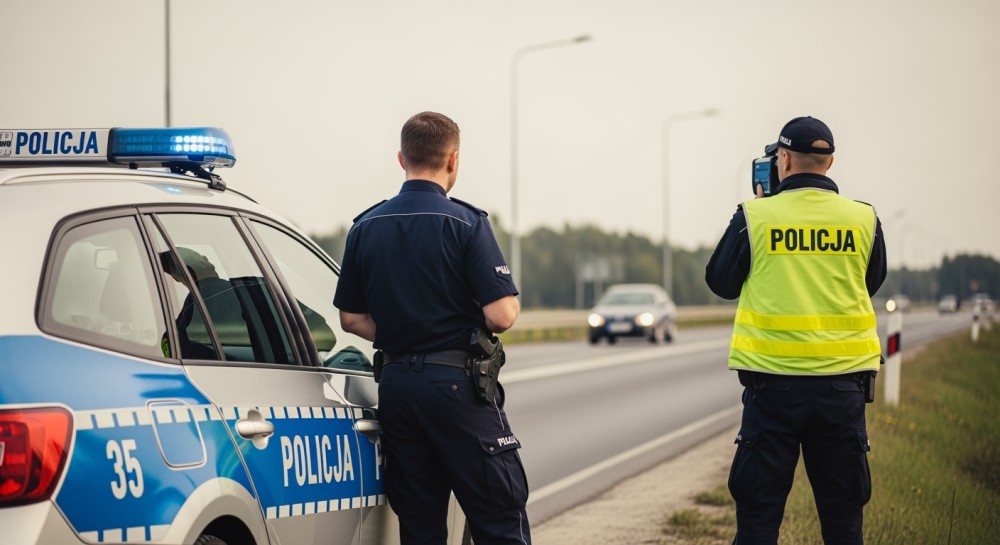 Szaleńcza jazda z prędkością 92 km/h: Młody kierowca w rękach policji po niebezpiecznym pościgu