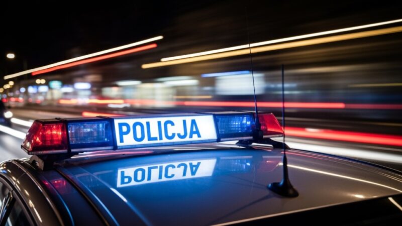 Agresywny pasażer w taksówce obezwładniony przez strażników