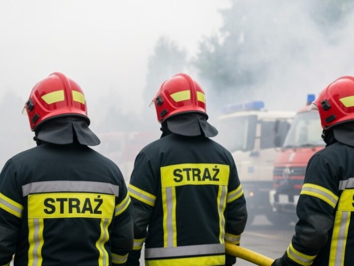Warszawscy strażacy w akcji: Heroiczna walka z pożarem na obrzeżach stolicy