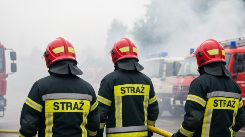 Warszawscy strażacy w akcji: Heroiczna walka z pożarem na obrzeżach stolicy