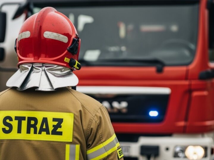 Chemiczny alarm w Białołęce: strażacy opanowali wyciek kwasu solnego