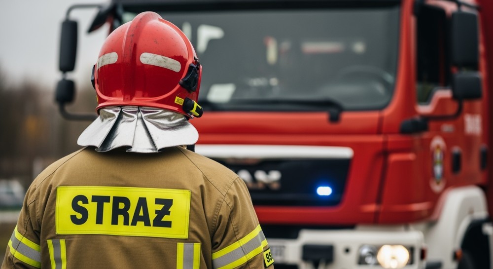 Chemiczny alarm w Białołęce: strażacy opanowali wyciek kwasu solnego