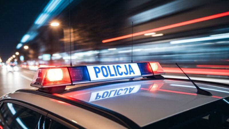 Pijany Ukrainiec zrujnował trzy auta na DK 79, a potem zaskoczył policję uśmiechem