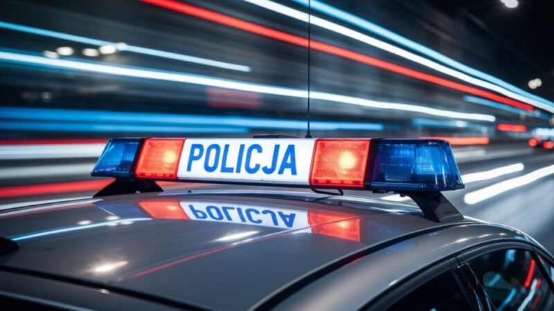 Siekiera i gaz pieprzowy w rękach 49-latka: dramatyczna interwencja policji w Wołominie