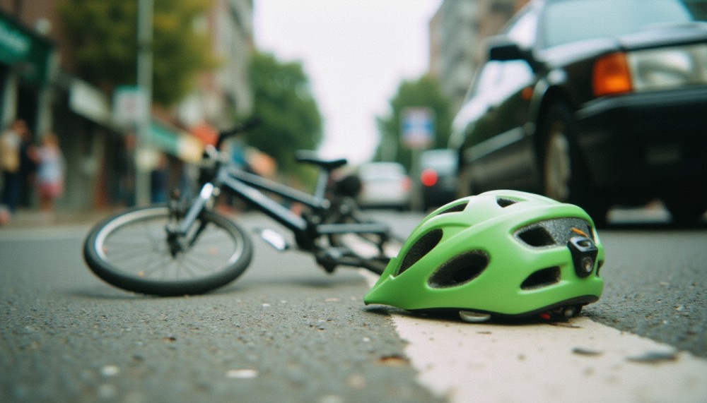 Akrobacje na rowerze zakończone wypadkiem – szybka reakcja strażników miejskich uratowała sytuację!