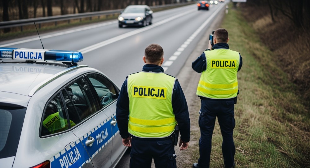 Bezpieczeństwo na drogach: Policja w Lesznowoli walczy z nadmierną prędkością